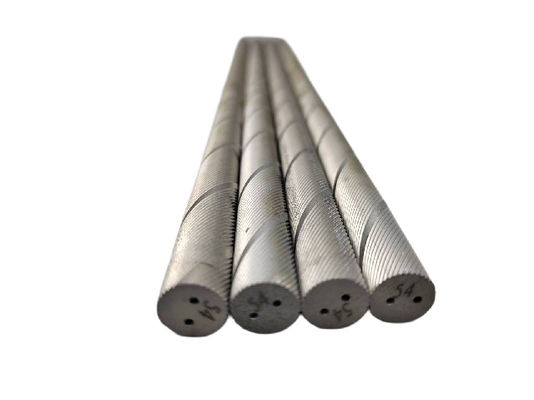 13.0g/Cm3-15.58g/Cm3 Spirale Wolfram-Gewinde mit doppelten Kühllöchern