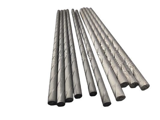 Bodenoberfläche Veredelung Wolframkarbid Helical Rod mit Kühllöchern HRA 81.5-95 für Präzisionsbearbeitung